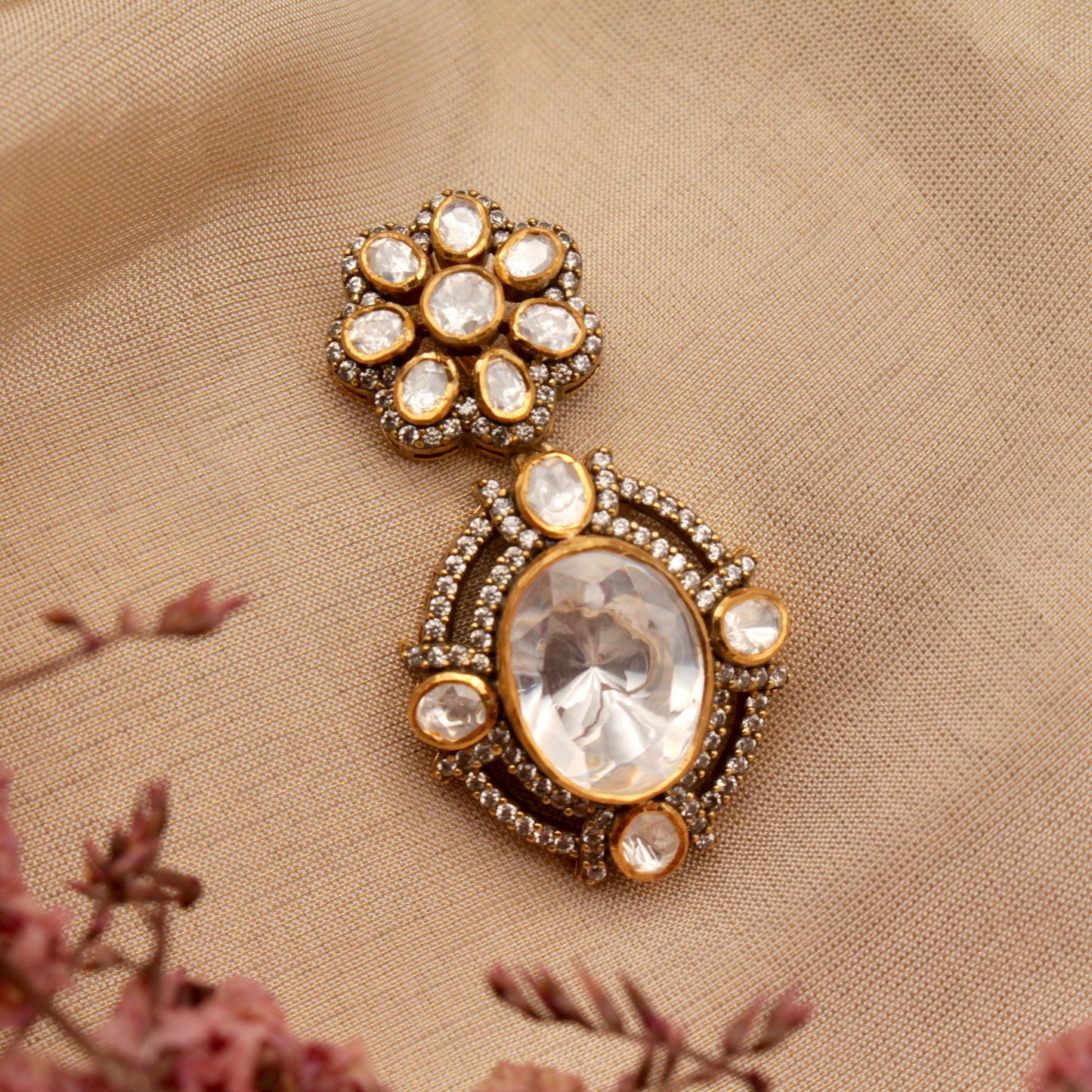 Crystal Bloom Elegance Pendant