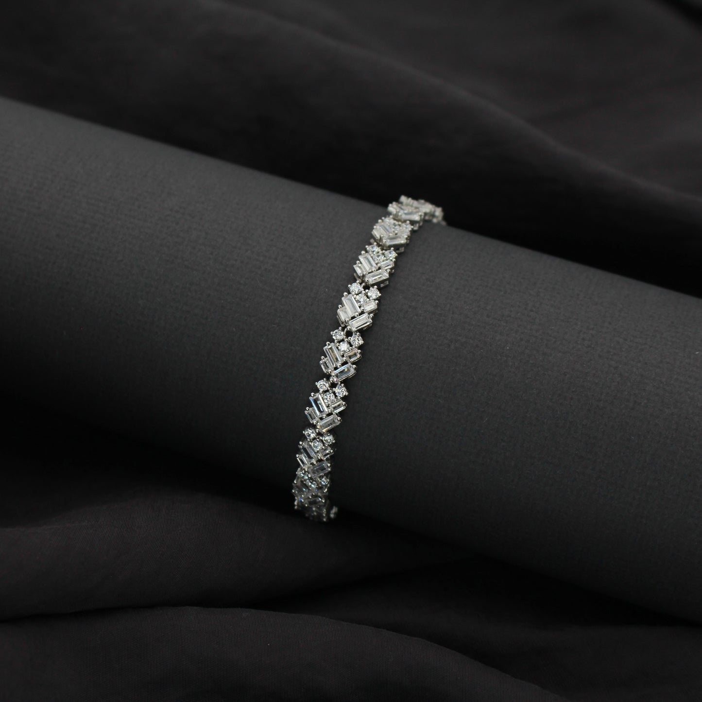 Crystal Cascade Bracelet