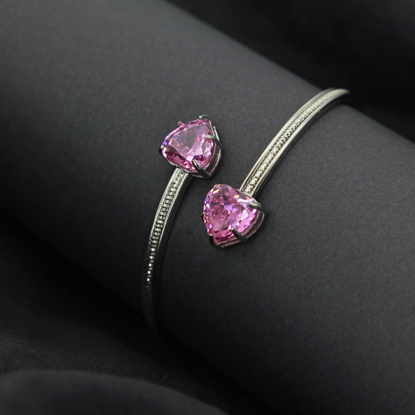 Rosé Mirage Dual-Stone Cuff