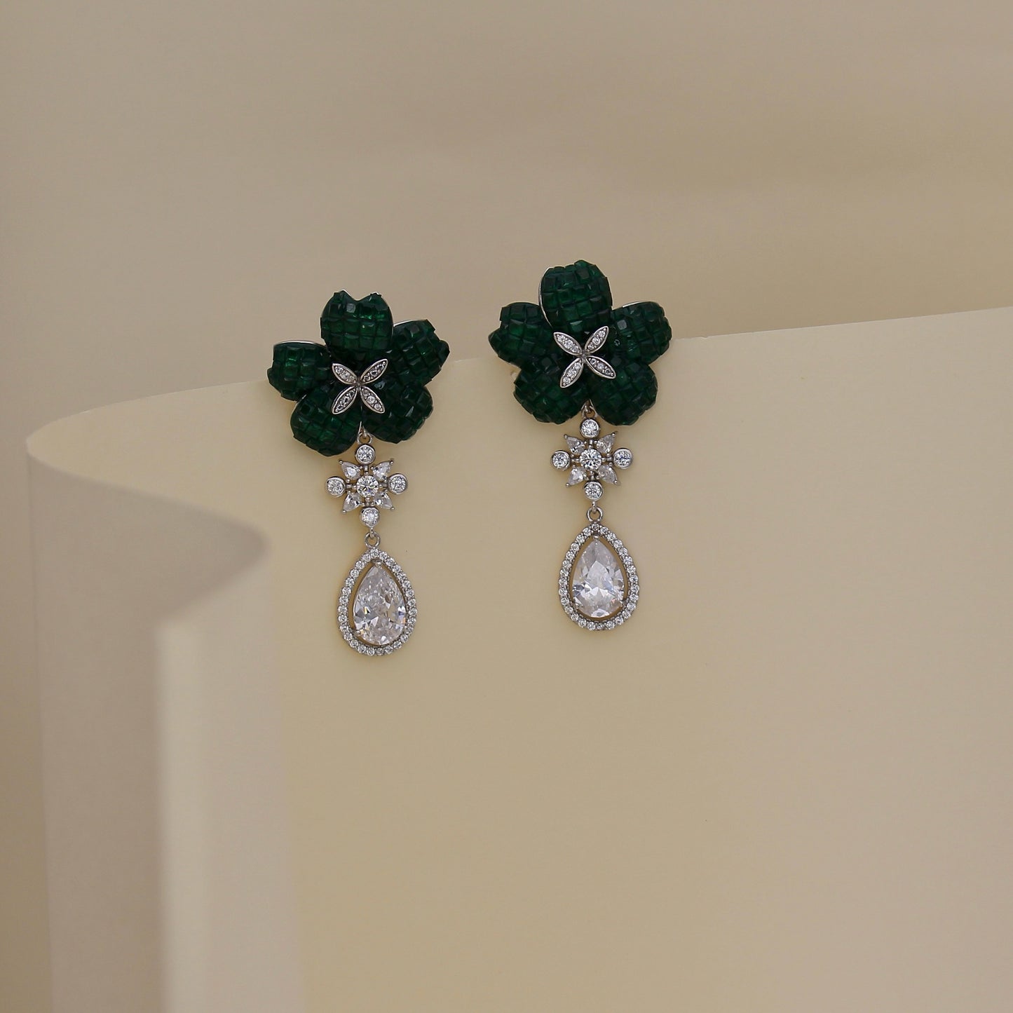 Forest Bloom Silver Drops