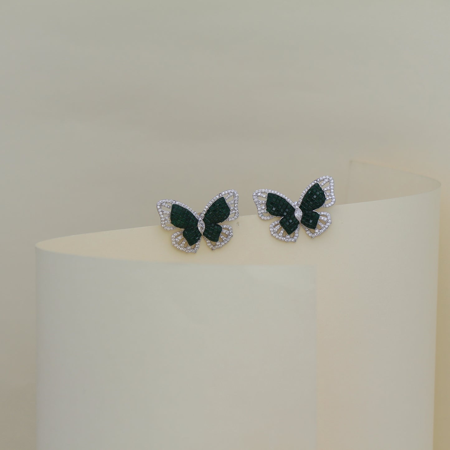 Butterfly Grove Silver Studs
