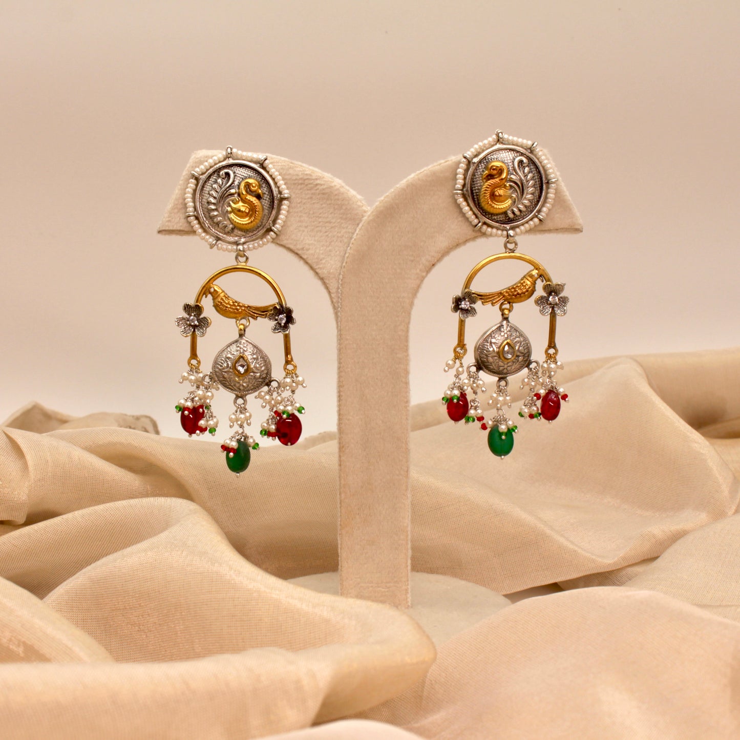 Golden Melody Chandbali Earrings