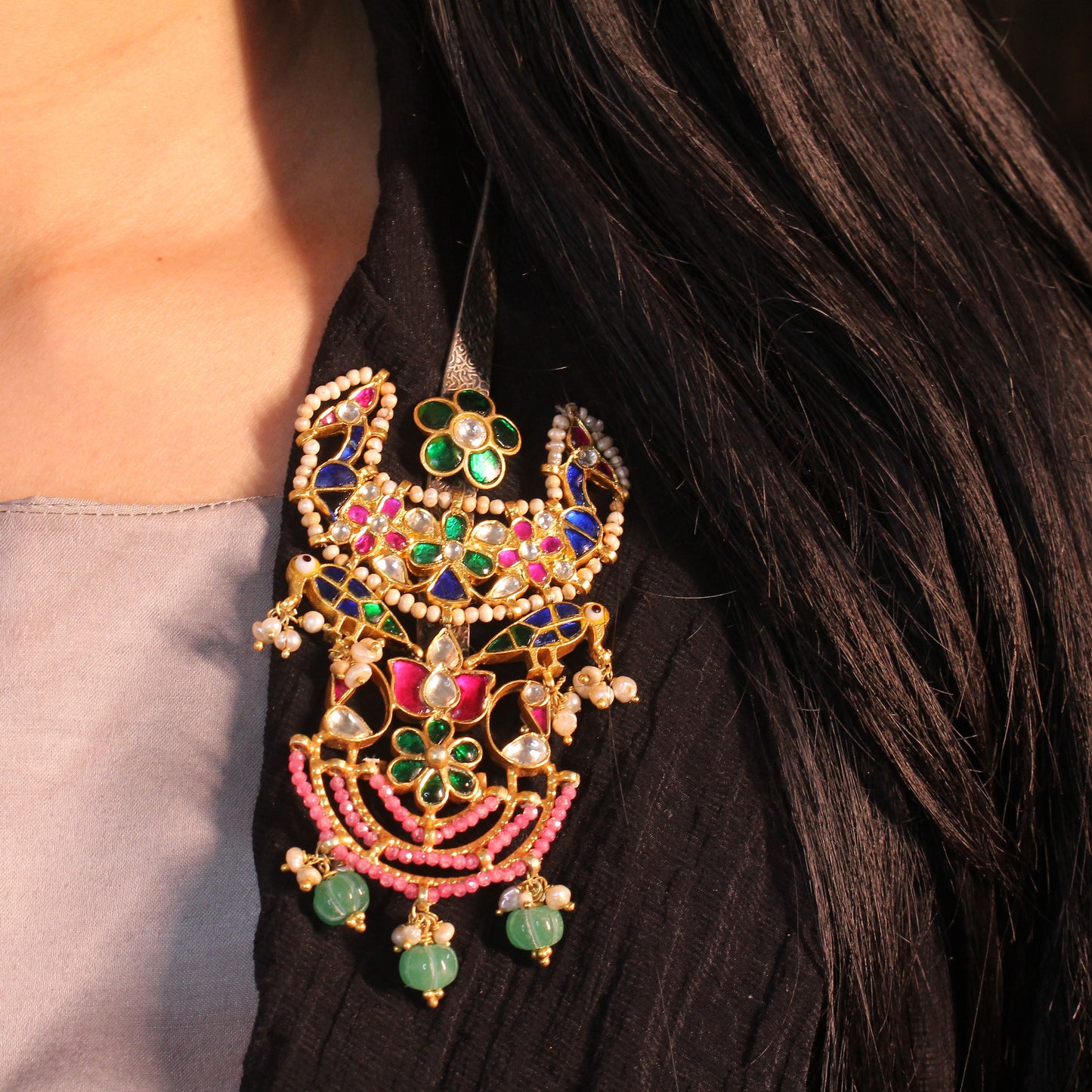 Contemporary Fusion Hasli Necklace