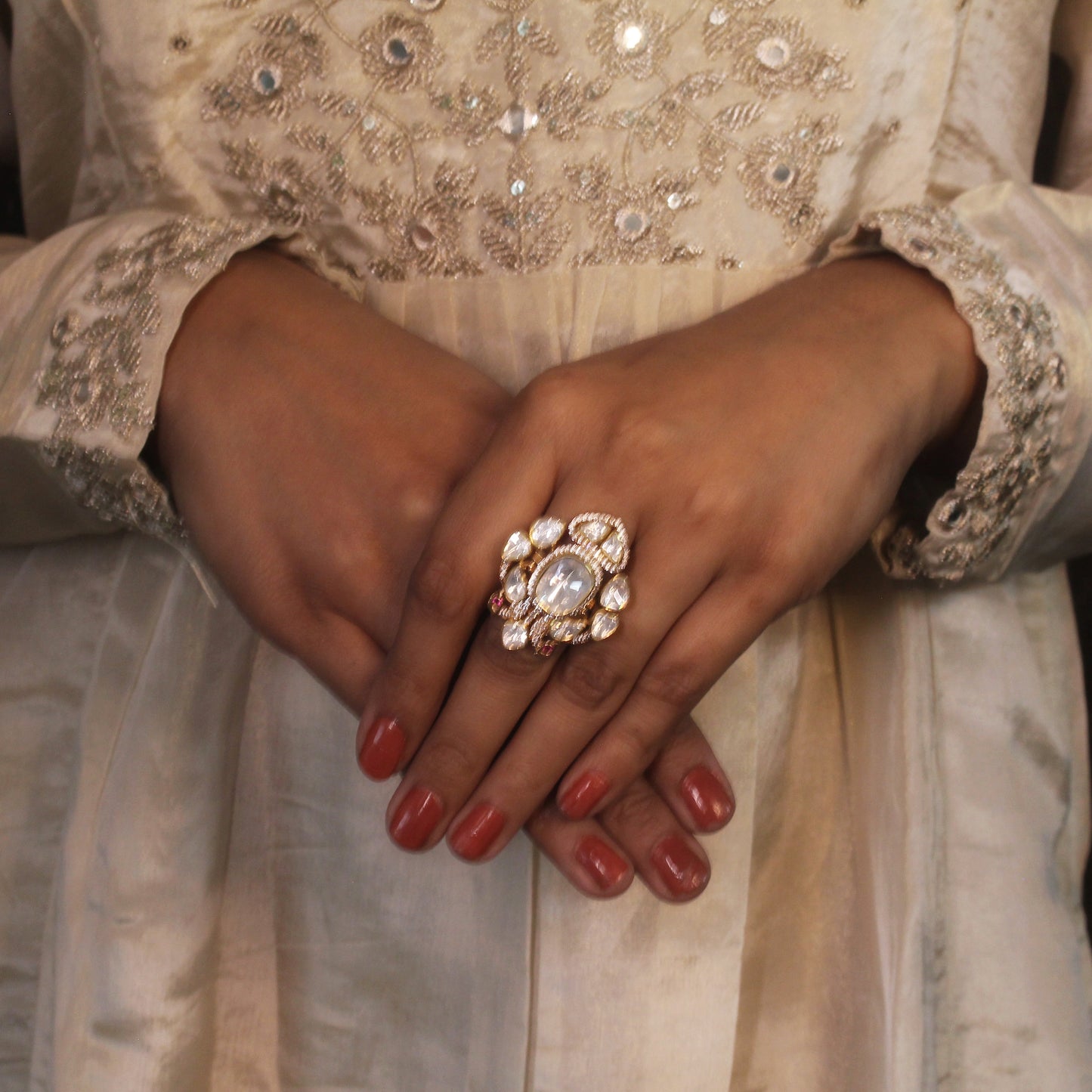 Uncut Polki Necklace Set