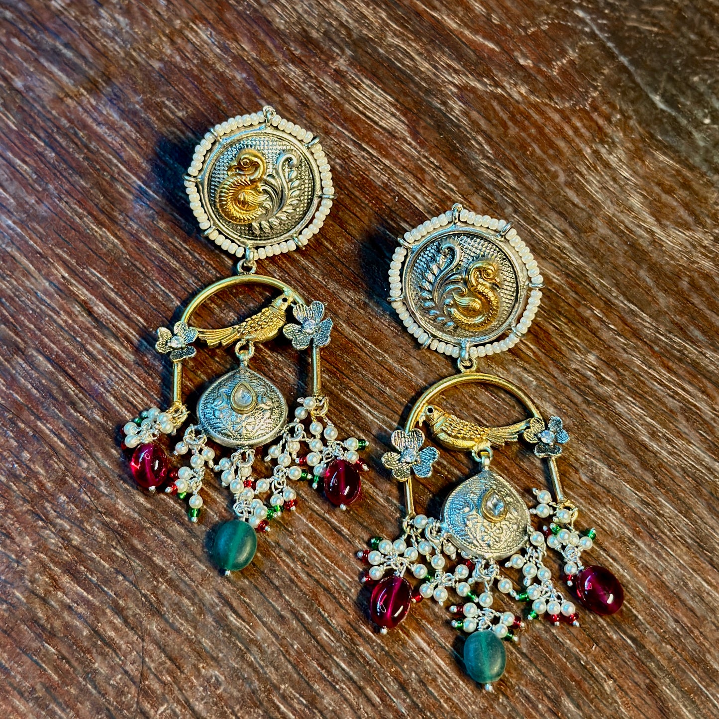 Golden Melody Chandbali Earrings