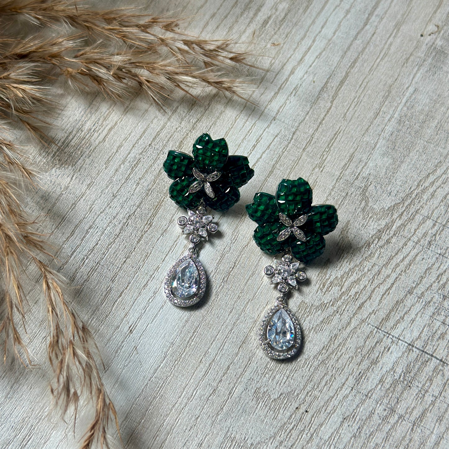 Forest Bloom Silver Drops