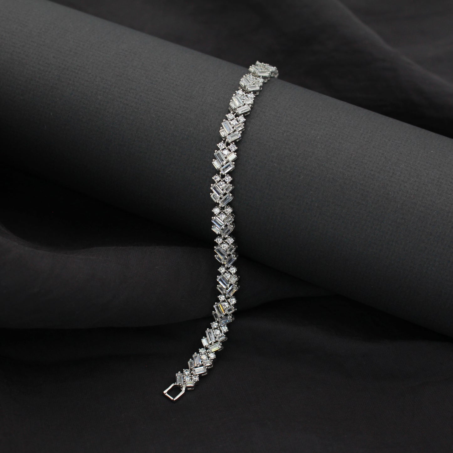 Crystal Cascade Bracelet