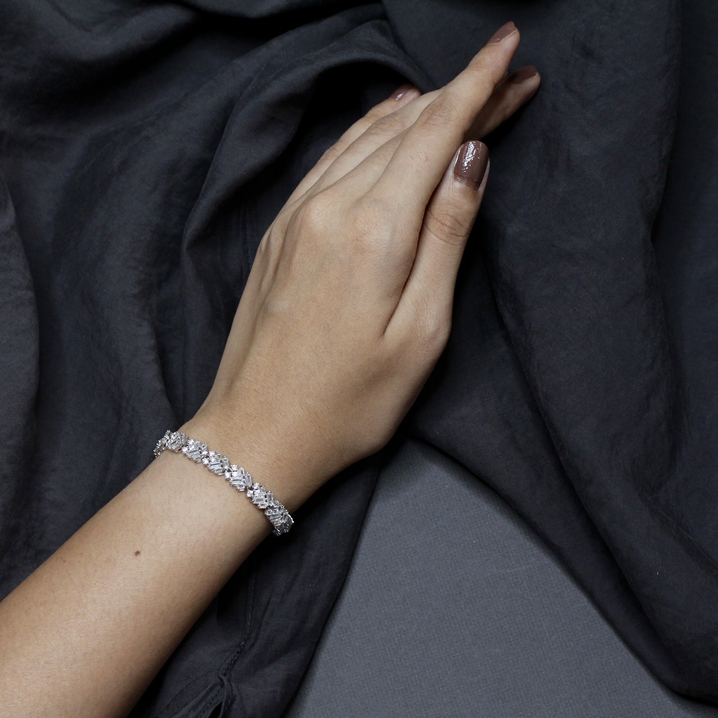 Crystal Cascade Bracelet