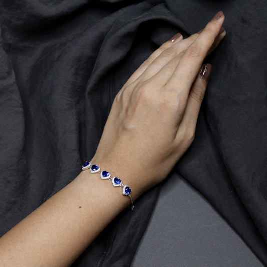 Midnight Ocean Sapphire Bracelet
