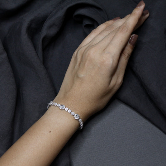 Celestial Grace Zircon Bracelet
