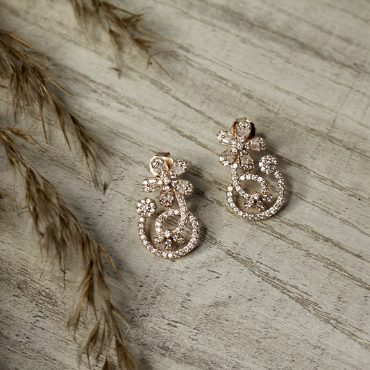 Blossom Whirl Drop Earrings