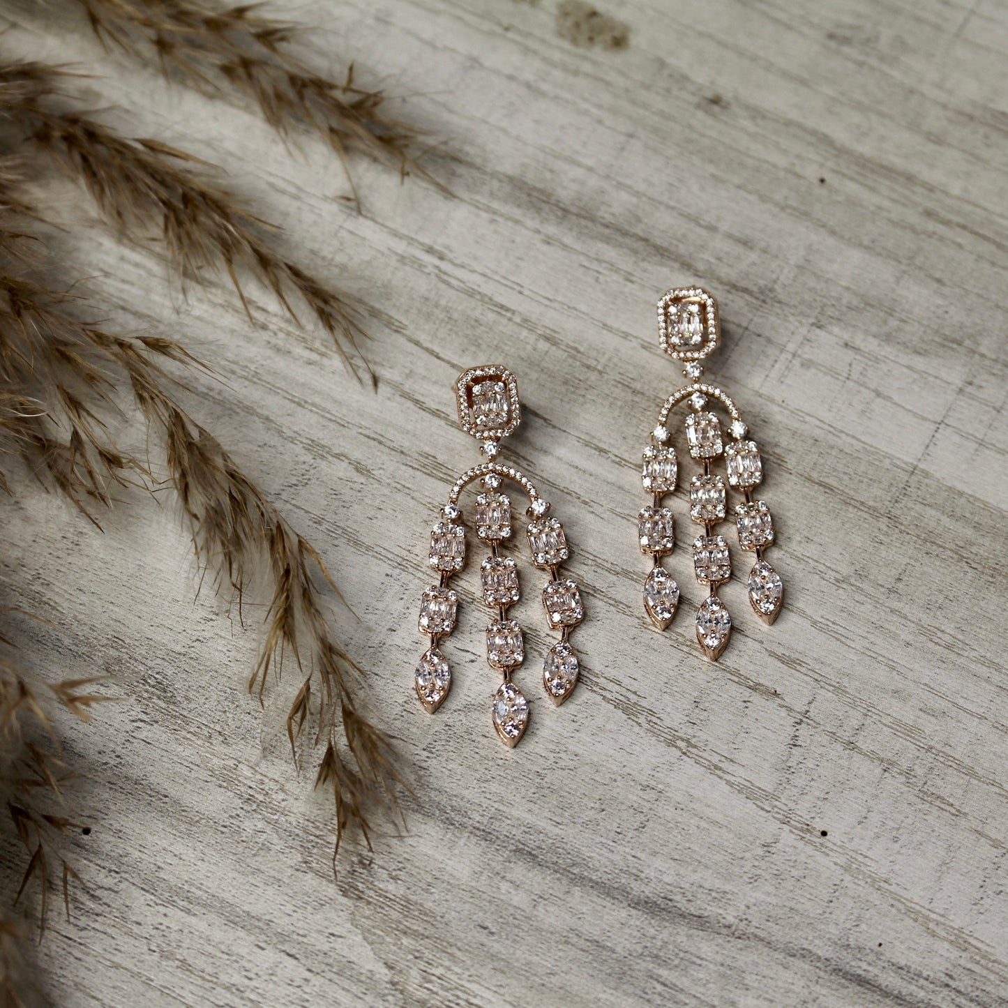 Vienna Cascade Silver Earrings