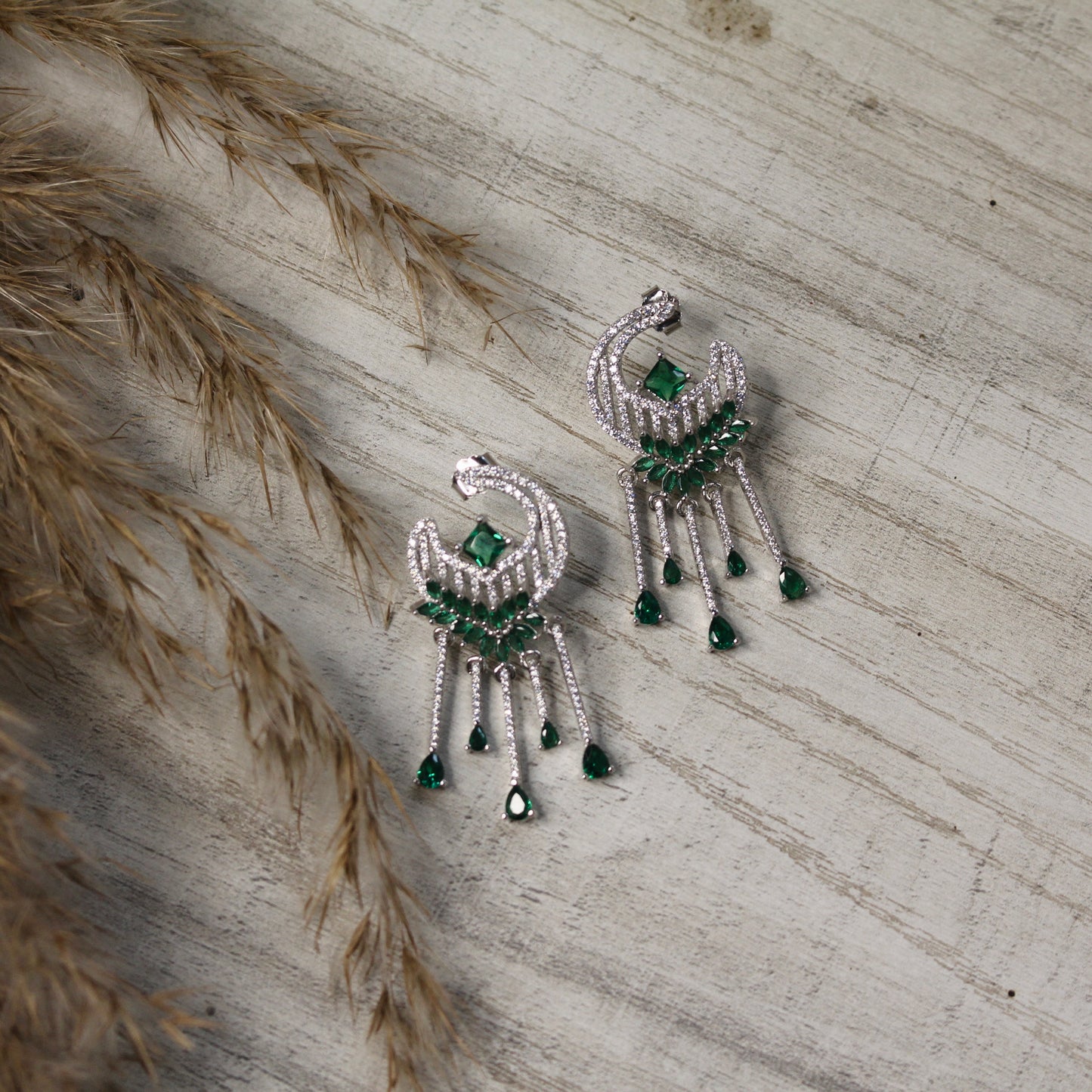 Celestial Garden Silver Earrings