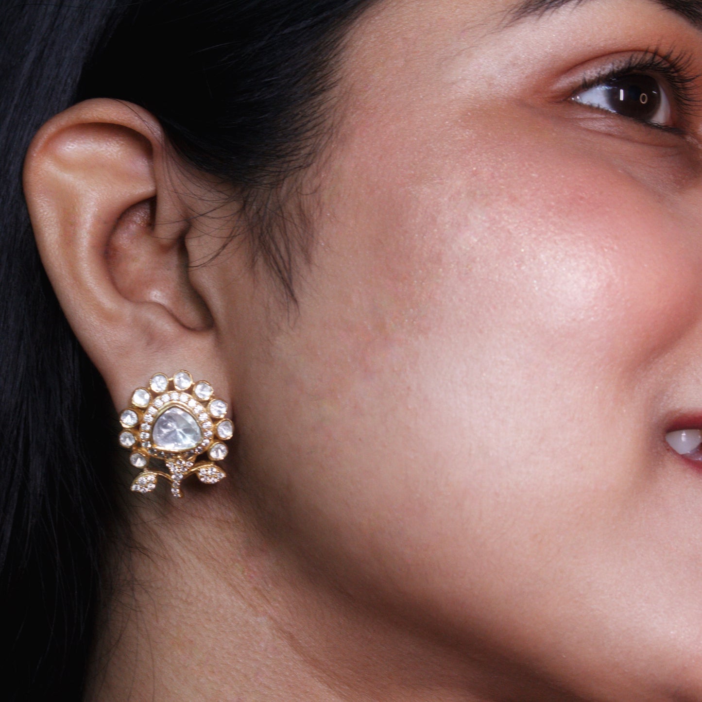 Multistrand Pearl & Ruby Choker Necklace Set