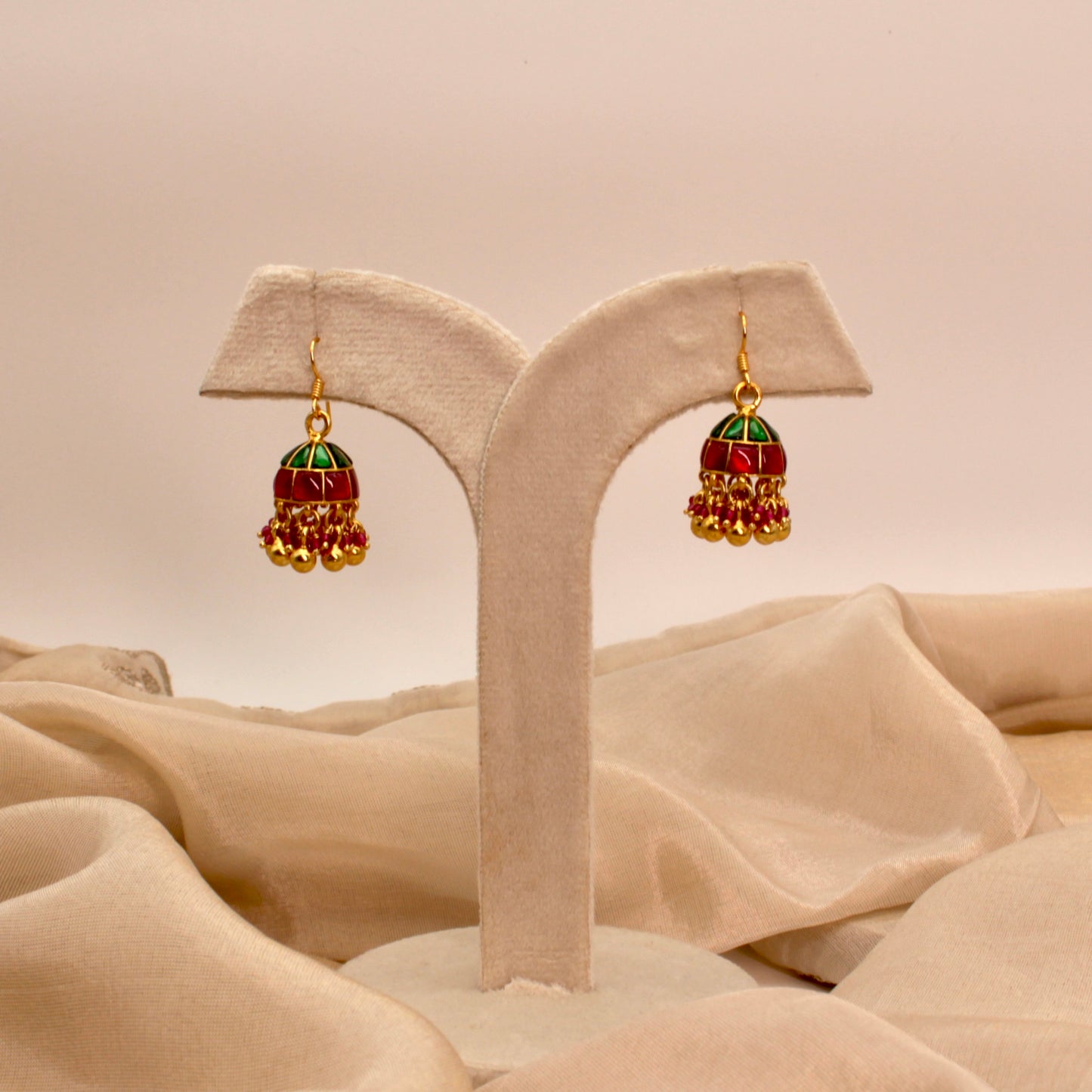 Emerald Enchantment Drop Jhumka