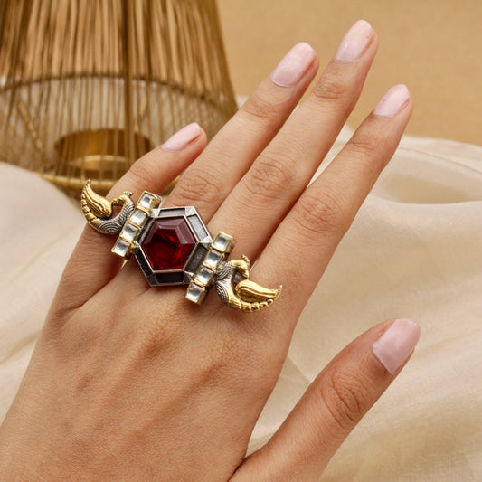 Ruby Guardian Statement Ring