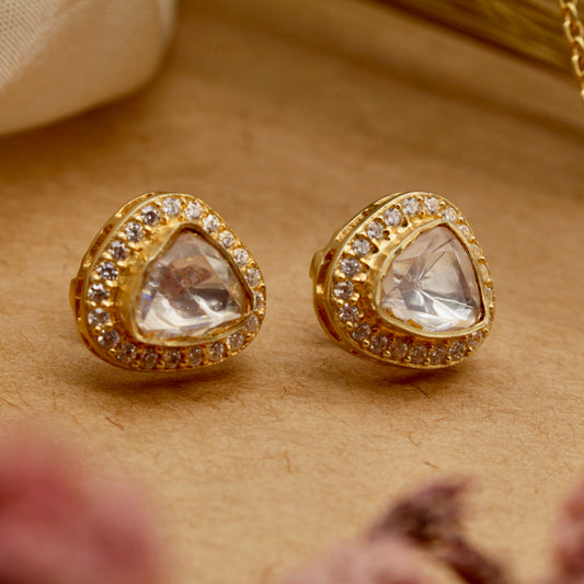 Statement Uncut Polki Pendant Set