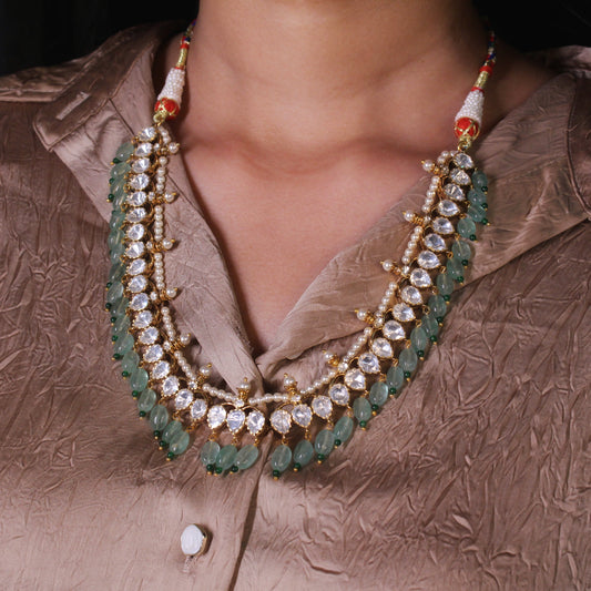 Classic Uncut Polki Bridal Necklace